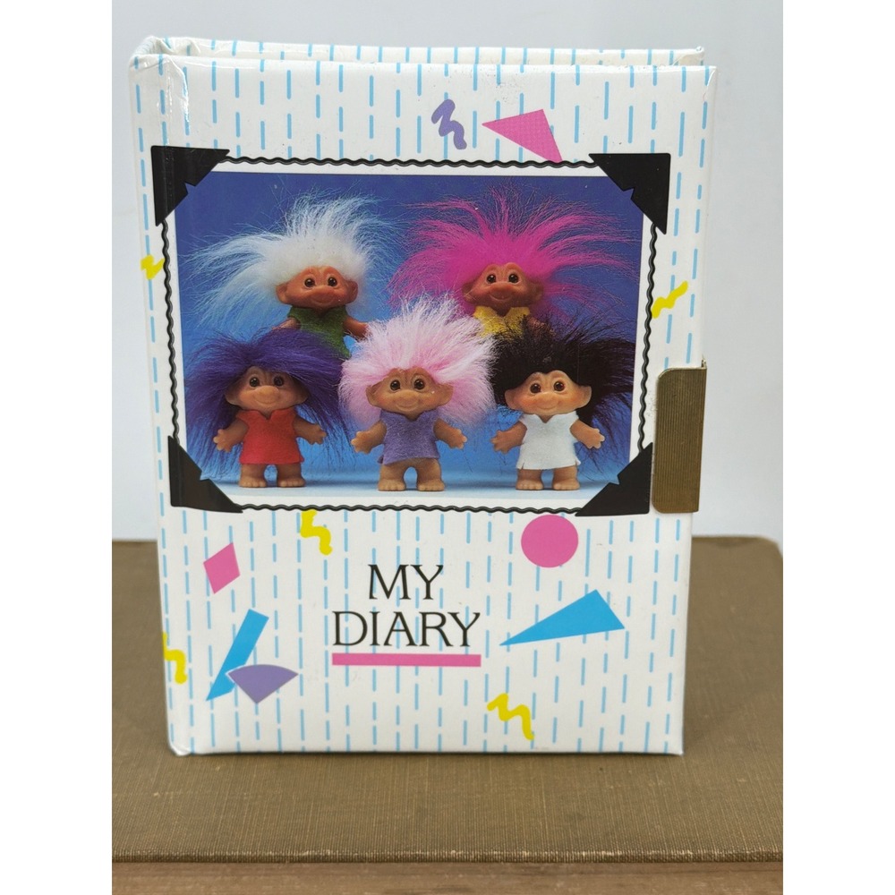 Vintage 1992 Norfin Trolls Diary Locked Journal Antioch Publishing No Key 90s
